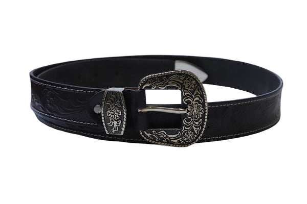 Handmade Designer Genuine Leather Belt for Men - Indian Heritage Collection