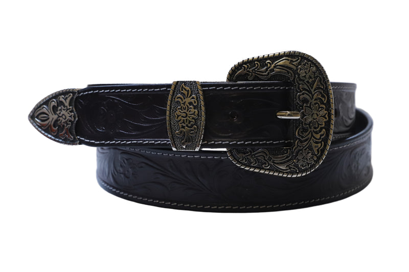 Handmade Designer Genuine Leather Belt for Men - Indian Heritage Collection