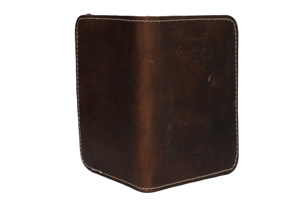 Leather Passport Cover - Ashok Stambh Edition