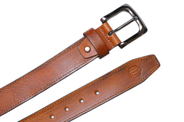Top grain Leather Belt for Men - Cow Boy Edition B
