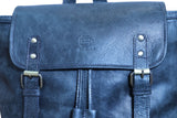 Handcrafted Genuine Leather Backpack | Made in India | Black