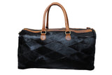 Royal Fur-Baby leather Duffle bag | Black Beauty Edition