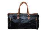 Royal Fur-Baby leather Duffle bag | Black Beauty Edition