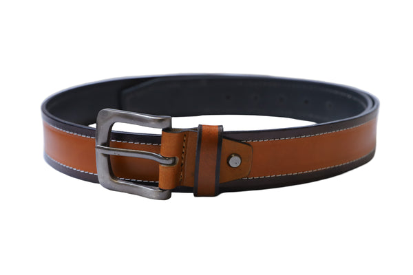 Casual Leather Belt for Men - Cow Boy Edition A