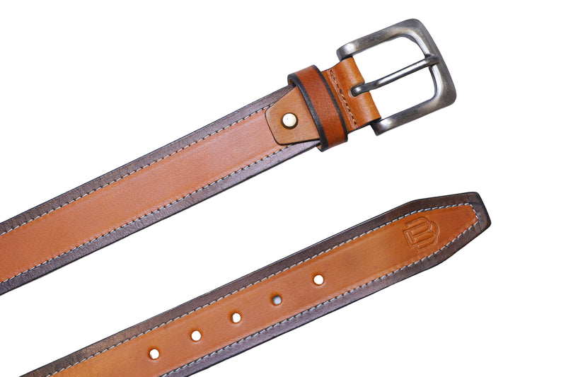 Casual Leather Belt for Men - Cow Boy Edition A