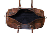 Lucknowee Handcrafted Designer Duffle Bag | Leathersmith's Special