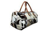 Royal Fur-Baby leather Duffle bag | Giraffe Edition