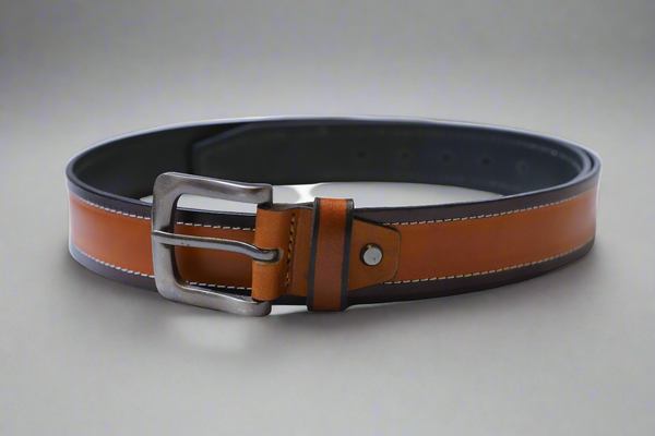 Casual Leather Belt for Men - Cow Boy Edition A