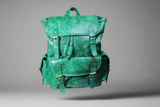 Handcrafted Genuine Leather Backpack | Made in India | Green