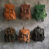 Handcrafted Genuine Leather Backpack | Made in India | Tan