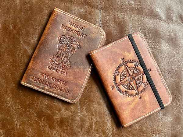 Leather Passport Cover - Freedom Edition