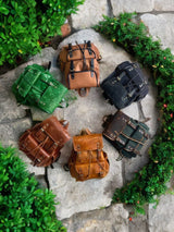 Handcrafted Genuine Leather Backpack | Made in India | Tan